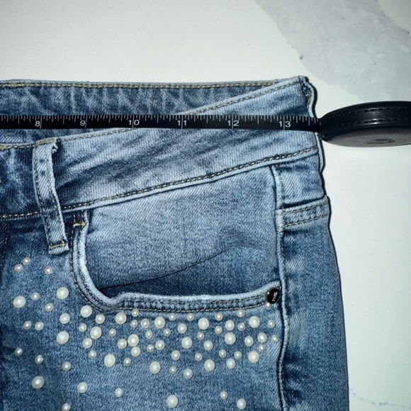 Pilcro & The Letterpress Pearl Embellished Jeans, 13.5” waist. - Picture 10 of 10